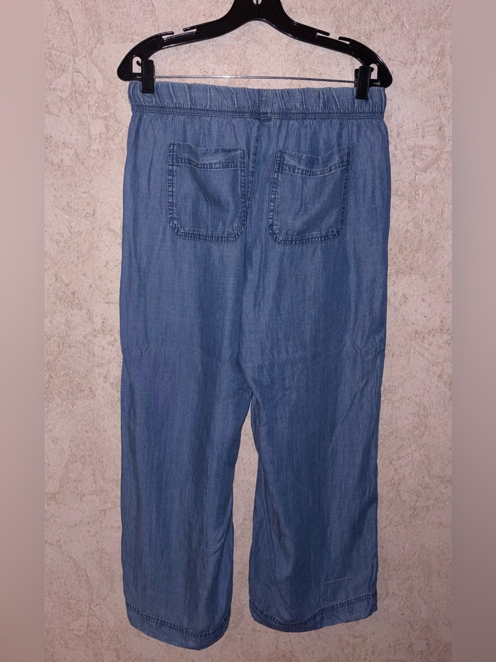 🆕 Splendid Wide Leg Crop Drawstring Ankle Pant - Picture 3 of 5